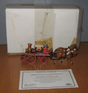Matchbox Yesteryear Fire Series YSFE05 Merryweather Horse Drawn Fire Engine