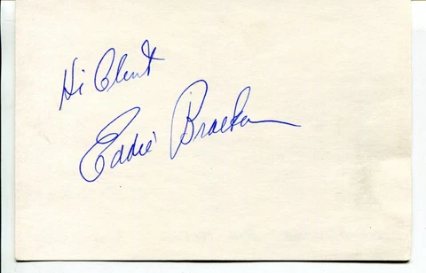 EDDIE BRACKEN - HOME ALONE - VACATION - SIGNED AUTOGRAPH 244 Cover