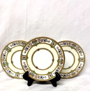 Minton Grasmere B1049 Set (3) Cream Soup Saucers - Picture 1 of 3