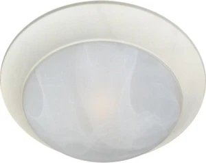 Maxim 17" Wide x 5" High Marble Glass Bowl 3-Light Flush Mount Ceiling Light - Picture 1 of 1