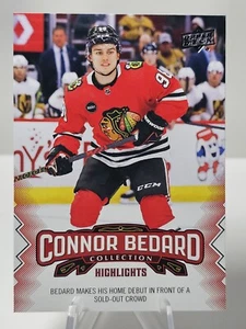 2023-24 Upper Deck Connor Bedard Collection Highlights #14 Chicago Blackhawks RC - Picture 1 of 2
