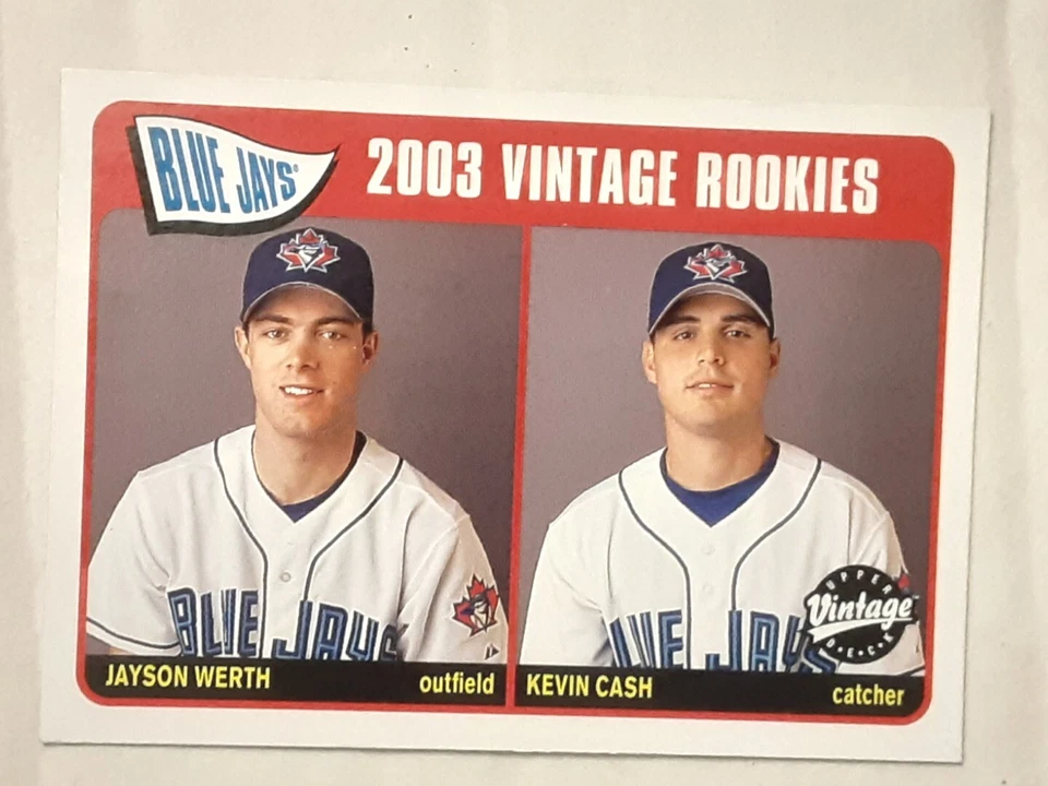 2003 MLB Upper Deck Vintage Rookies | Jayson Werth & Kevin Cash | #232 - Image 1 of 2