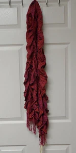 Collections 18 Viskose ganzjähriger Akzent Schal schwarz/rosa/orange neu mit Etikett - Bild 1 von 3