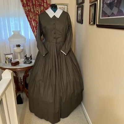 Civil War Reenactment Day Dress Size 16 - Image 1 of 3