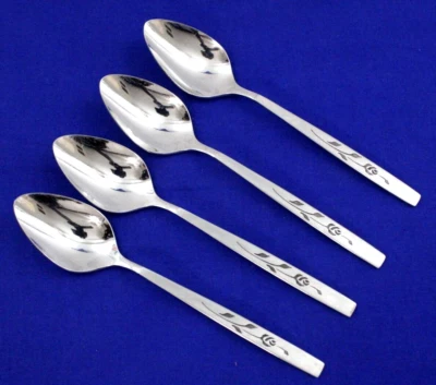 JUEGO DE 4 CUCHARADITAS ONEIDACRAFT DELUXE CAPISTRANO cubiertos de acero inoxidable Foto 1 de 4