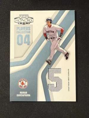 2004 Honors #PC-64 Nomar Garciaparra Players Collection Jersey Platinum /50 - Image 1 of 2