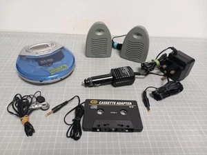 Hitachi DAP-773 Personal CD Gift Pack Full Car Kit, Speakers Included TESTED - Picture 1 of 23