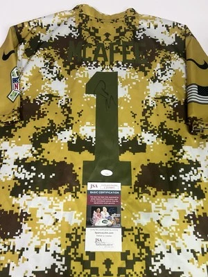 Pat McAfee autographed Indianapolis Colts signed STS Camo jersey- JSA COA! Rare! - Image 1 of 3