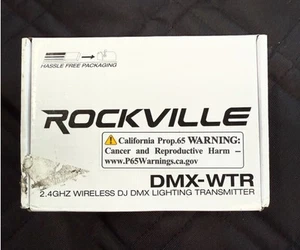 Rockville DMX-WTR 2.4GHZ Wireless DJ DMX Lighting Transmitter - Picture 1 of 1