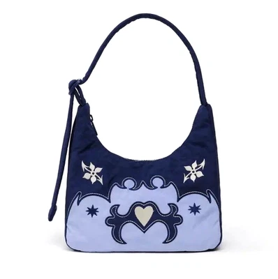 Bolso de Hombro Baggu Mini Nylon, Correa Ajustable, Cierre de Cremallera, Varios Colores Foto 1 de 3