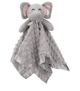 Pro Goleem Elephant Security Blanket Soft Lovey Unisex Newborn Lovie Snuggle Toy - Picture 1 of 8
