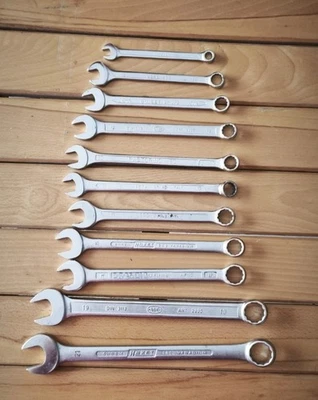 Set 11 chiavi combinate professionali Usag Beta Hazet Stanley Pastorino - Immagine 1 di 3