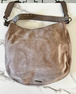 Bolso hobo de gamuza gris lavanda Rebecca Minkoff - Imagen 1 de 13