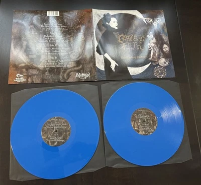 Cradle of Filth Total F*cking Darkness blue vinyl LP exhumation records - Image 1 of 2