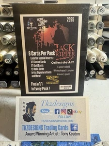 2025 Tkzdesigns Jack The Ripper Trading Cards Find 1/1 In Every Pack London 1888 - Picture 1 of 5