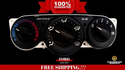 2000-2007 Ford Focus Transit Connect A/C Heater Temperature Climate Control - Image 1 of 3