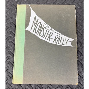 Chas Addams' Monster Rally 1950 4th Printing HC 1/2-DJ Addams Family Origins - Picture 1 of 9