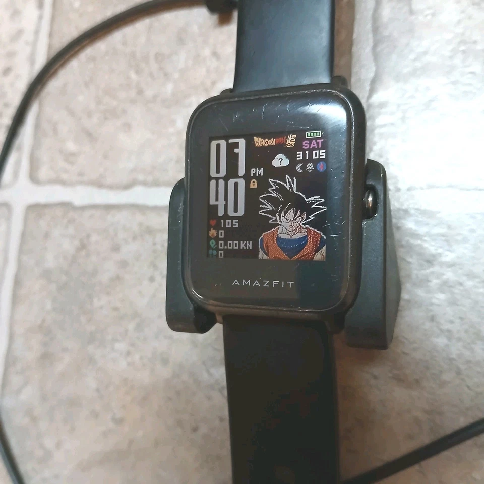 Amazfit A1608 Bip Fit Black Buckle Smart Watch - (A1608B) - Image 1 of 4