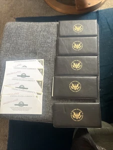 Lot of 5 RARE Crisp Two Dollar Bill Uncirculated Sequential Serial # $2 2003 - Picture 1 of 6