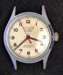 Ardan Militar Men's Hand-Wind Vintage Swiss Watch -- Spares/Repairs - Picture 1 of 3