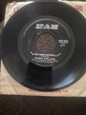 Pop 45 Gilbert O'Sullivan Alone Again (Naturally) Save It 45 CLASSIC HIT EXC+! — 第 1/4 张图片