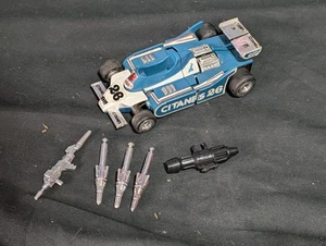 Vintage 1985 Transformers G1 F1 Formel Rennwagen Autobot Mirage komplett ungebrochen - Bild 1 von 7