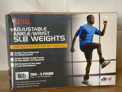 Juego de pesas ajustables para muñeca de tobillo Spri de 5 lb ~ 10 lb Foto 1 de 4