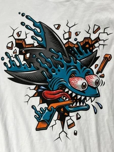 NUEVO CON ETIQUETAS San Jose Sharks Hombres XL Tiburón Freak Camisa Estampado Gráfico Manga Larga - Imagen 1 de 10