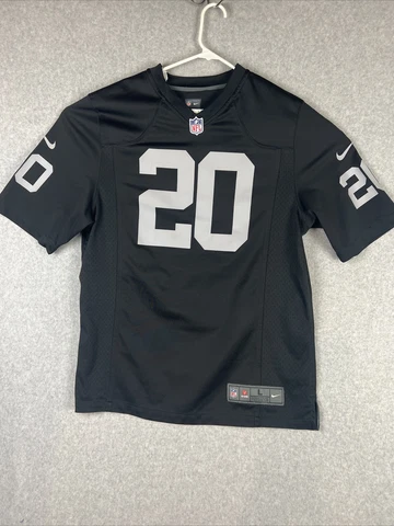 NFL Football Las Vegas Oakland Raiders Darren McFadden #20 Nike Jersey Mens L Cover