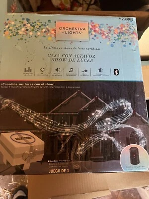 Gemmy Orchestra of Lights - Lightshow Music Box with Speaker- 1290087 NEW NIB - Image 1 of 4