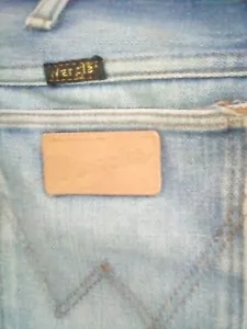 Vintage 50s 60s WRANGLER BLUE BELL Sanforized Denim Jeans Size 40x30 RARE SIZE - Picture 1 of 19