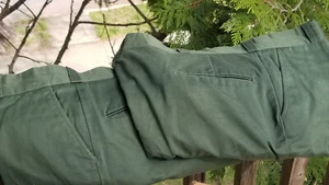 2 PANTALONI CARGO MILITARI VERDI VINTAGE U S SOLUZIONI UNIFORMI TAGLIA 42 R X 32 - Foto 1 di 21