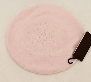 NWT Parkhurst Cotton Knit 10.5” Beret Hat • PINK • Style 30016 SUNGUARD - Picture 1 of 2