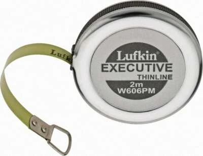 Crescent Lufkin W606PM 2 Meter Executive Thin Line Metric Pocket Tape Measure