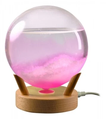 Maritime Deko Sturmglas in Kugelform LED-Licht ca. 15 x Ø 12 cm - Bild 1 von 3