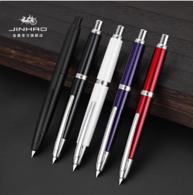 2025 Jinhao 10 Capless Fountain Pen Click Retractable Hooded  Nib Metal - Image 1 of 4
