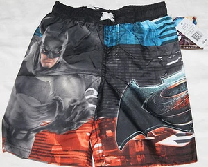 Boys Batman v Superman Swim Trunks Swim Shorts Size 5 new #709 - Picture 1 of 5