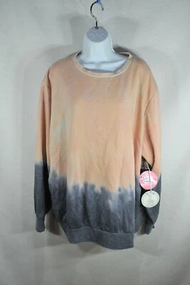 Angel Kiss Maternity Fleece Sweatshirt XL Long Sleeve Tie-Dye NWT - Image 1 of 4