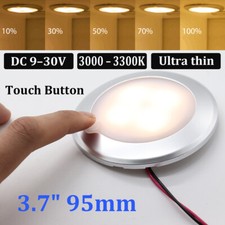 Spot Light Touch Downlight RV Caravan Camper Boat 12V-24V LED Round Dimmer Light