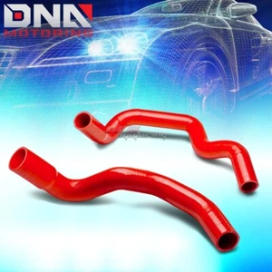 FOR 84-90 CHEROKEE/WAGONEER RED 3-PLY SILICONE RACING PERFORMANCE RADIATOR HOSE - Picture 1 of 1