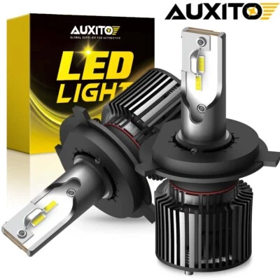 AUXITO H4 9003 Super White 40000LM Kit LED Headlight Bulbs High Low Beam Combo 2 - Image 1 of 4