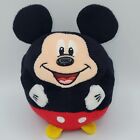 TY Mickey Mouse Plush 6" Beanie Babies Ballz Stuffed Animal Toy Soft Ball