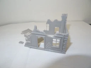 Ruine abbruch-Haus verfallenes Haus Trümmer für Spur H0 1:87 Bausatz - Bild 1 von 8