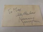 HENRY YOUNGMAN Signed Card AUTOGRAPH