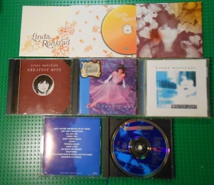 Lot (5) Linda Ronstadt CDs Starbucks Opus Cry A Rainstorm Greatest Hits VG+/EXC - Picture 1 of 11