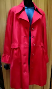 by MIDNIGHT VELVET, RED COAT JACKET SZ XL TAYLORED CLASSIC LIGHTWEIGHT COCKTAIL - Picture 1 of 18