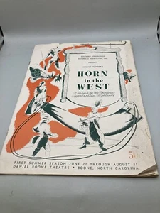 Horn in the West First Summer Season program 1952 - Picture 1 of 8