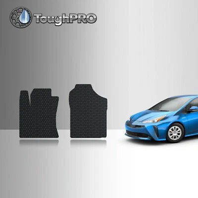 ToughPRO Front Mats Black For Toyota Prius Prime All Weather 2017-2022 Foto 1 de 4