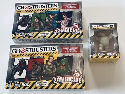 Zombicide Ghostbusters Bundle Pack #1, #2, #3 CMON NEW & SEALED - Image 1 of 4