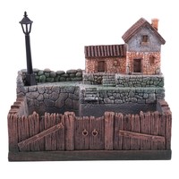 Harz Blumentopf mit Lampe für Sukkulenten Kreative PflanzgefäßE für Kleine  G4X2